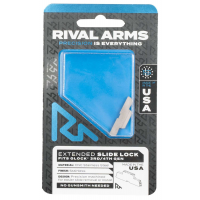 Rival Arms RA80G001D Slide Lock  Compatible With Glock Gen 3-4 Extended Stainless Steel