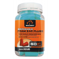 Walkers GWPFP-50PKTL Foam Ear Plugs  33 dB Teal 50 Pair