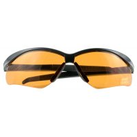 Walkers GWPSGLAMB Shooting Glasses Crosshair Polycarbonate Amber Lens w/Black Frame