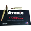 ATOMIC AMMO 5.56X45 500 ROUNDS 62GR. HORNADY FMJ BULK-PACK