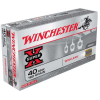 Winchester Ammo WC402 Super-X  40 S&W 180 gr Brass Enclosed Base 50 Bx/ 10 Cs