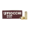 FIOCCHI AMO 40 S&W 165GR JHP 50-RD ( 20 BOXES PER CASE )