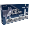 FIOCCHI AMO 222 REM 50GR VMAX 20-RD ( 10 BOXES PER CASE )