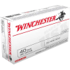 Winchester Ammo Q4238 USA  40 S&W 180 gr Full Metal Jacket (FMJ) 50 Bx/ 10 Cs
