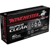Winchester Ammo W40SWLF Super Clean  40 S&W 120 gr Full Metal Jacket (FMJ) 50 Bx/ 10 Cs
