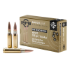 PPU PPM3081 Match  308 Win 155 gr Hollow Point Boat Tail (HPBT) 20 Bx/ 10 Cs