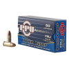 PPU PPH9F1 Handgun  9mm Luger 115 gr Full Metal Jacket (FMJ) 50 Bx/ 20 Cs