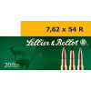 Sellier & Bellot SB76254RA Rifle  7.62x54mmR 180 gr Full Metal Jacket (FMJ) 20 Bx/ 20 Cs