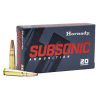 Hornady Subsonic 7.62x39mm, 255gr Sub-X, 20rd Box
