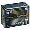 Federal P380HST1S Premium Personal Defense HST Micro 380 ACP 99 gr HST Jacketed Hollow Point 20 Bx/ 10 Cs