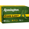 Remington Ammunition R270W1 Core-Lokt  270 Win 100 gr Pointed Soft Point (PSP) 20 Bx/ 10 Cs