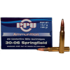 PPU PP30062 Standard Rifle  30-06 Springfield 165 gr Pointed Soft Point (PSP) 20 Bx/ 10 Cs
