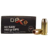 Cor-Bon  DPX  40 S&W 140 gr Deep Penetrating X Bullet 20 Bx/ 25 Cs