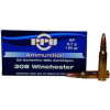 PPU PP3081 Standard Rifle  308 Win 150 gr Soft Point (SP) 20 Bx/ 10 Cs
