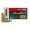 Sellier & Bellot SB357SIG Handgun  357 Sig 140 gr Full Metal Jacket (FMJ) 50 Bx/ 20 Cs