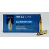 PPU PP222 Standard Rifle  222 Rem 50 gr Soft Point (SP) 20 Bx/ 50 Cs