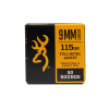 Browning B191800093 Training & Practice 9mm 115 Gr FMJ 50 rd Box