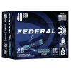 Federal S40SJT1 Syntech Defense 40 S&W 175 gr Segmented Jacketed Hollow Point (SJHP) 20 Bx/ 10 Cs
