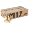 Sig Sauer E9MMB2PM1750 Military Grade  9mm NATO +P 124 gr Full Metal Jacket (FMJ) 50 Bx/ 20 Cs