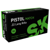 SK Ammo Pistol Match .22lr, 40gr, 50rd Box