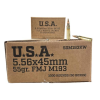 Winchester USA M193 5.56x45mm, 55gr FMJ, 1000rd Case