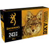 Browning Ammo B192302431 BXV  243 Win 65 gr Polymer Tip 20 Bx/ 10 Cs