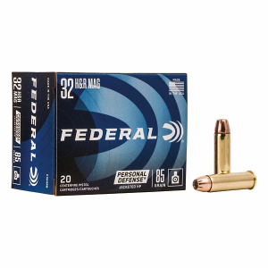 Federal Personal Defense 32 H&R Mag 85gr JHP 20/bx Handgun Ammunition