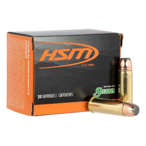 HSM Ammunition HSM Pro Pistol Hunter Soft Point Pistol Ammunition Handgun Ammunition