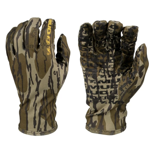 Men's Muddy Outdoors Lightweight Fleece Glove Gloves Large Mossy Oak Bottomland