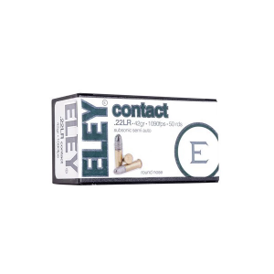 ELEY Contact Subsonic Round Nose Rimfire Ammunition