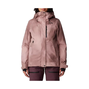 Women's Mountain Hardwear Powder Maven(TM) Jacket Small Smoke Quartz Vapors Print