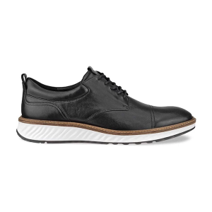 Men's ECCO St.1 Hybrid Derby Dress Shoes Narrow 42 Black