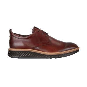 Men's ECCO Hybrid St.1 Hybrid Plain Toe Dress Shoes Narrow 42 Cognac