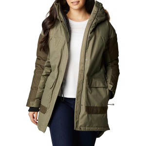 Women's Columbia Mount Si Infinity Parka Small Stone Green