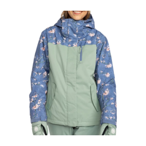 Women's Roxy Jetty Block Softshell Jacket Medium Wild Wind Cloe Blossom
