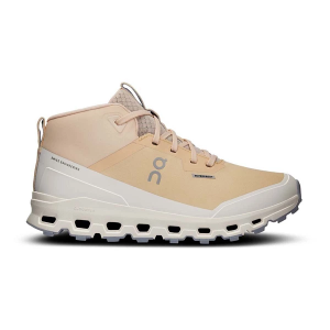 Women's On Cloudroam Waterproof Hiking Boots Outdoor 7 Savannah/Ivory