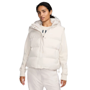 Women's Nike Sportswear Metro Puffer Vest XSmall Lt Orewood Brn/White