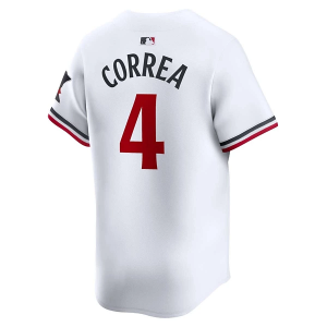 Minnesota Twins Carlos Correa #4 Nike Limited Jersey XLarge White