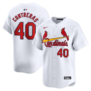St. Louis Cardinals Willson Contreras #40 Nike Limited Jersey Small White