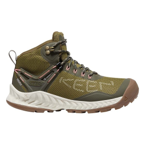 Women's KEEN Nxis Evo Mid Waterproof Hiking Boots Outdoor 10.5 Olive/Birch