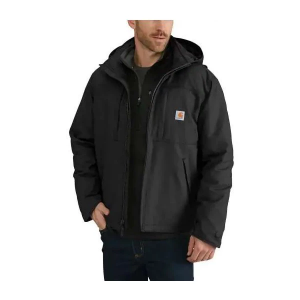 Men's Carhartt Full Swing Cryder Canvas Jacket Medium Black