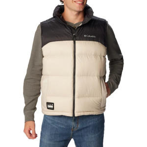 Men's Columbia Bulo Point II Down Vest XLarge Dark Stone/Shark