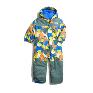 The North Face Freedom Snow Suit Baby 3 mo. Almond Butter Big Abstract Print