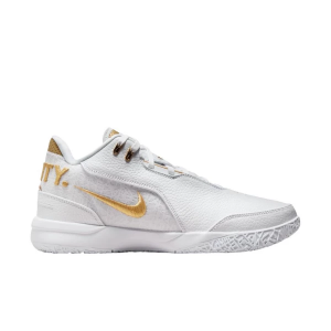 Adult Nike LeBron NXXT Gen AMPD Basketball Shoes M6/W7.5 Regular White/Gold/Black