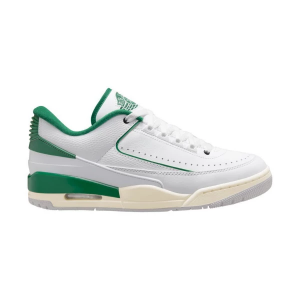 Adult Jordan 2/3 Basketball Shoes 8.5 Regular White/Pine Green-Sail-Neutral Grey