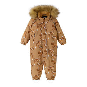 Reima Lappi Snow Suit Toddler 3T Peanut Brown