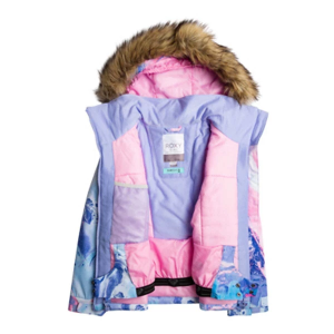 Girls' Roxy American Pie Jacket 16 Blue Landscape