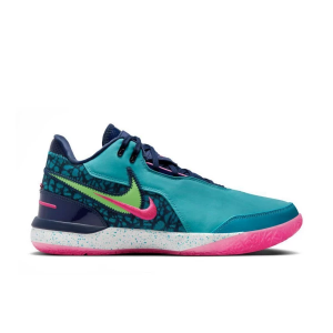 Adult Nike LeBron NXXT Gen Basketball Shoes M11/W12.5 Regular Dusty Cactus/Green Strike/Midnight Navy