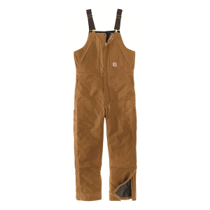 Men's Carhartt Insulated Loose Fit FIrm Duck 4 Extreme Warmth Rating Overall Bibs bibs-coveralls