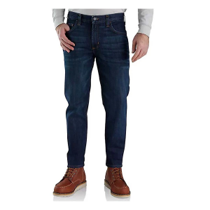 Men's Carhartt Flame Resistant Rugged Flex Tapered Jeans Utility Pants 52 Midnight Indigo